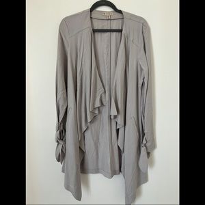 Elaine Rose long sleeve jacket gray size M